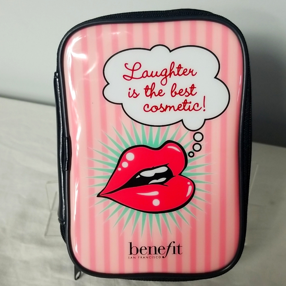 BENEFIT LAUGHTER IS THE BEST COSMETIC, MAKEUP BAG - Picture 1 of 8